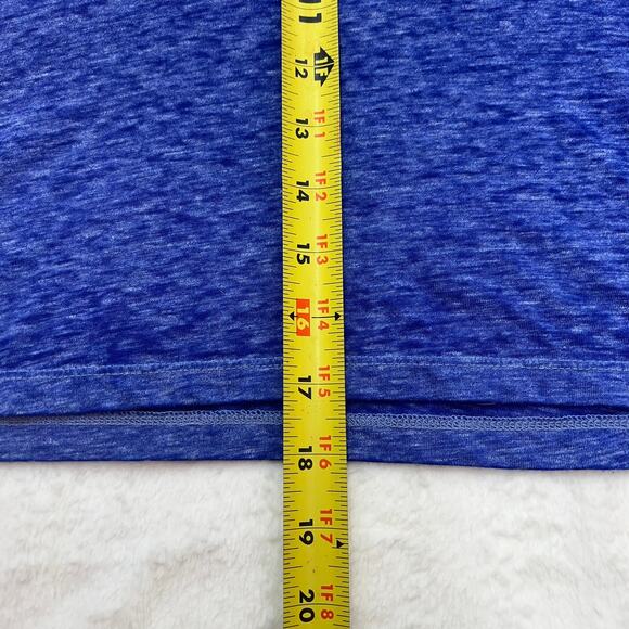 American Eagle Outfitters Crop Blue Light Weight Short Sleeve Flowy T-shirt Sz M - Picture 3 of 7